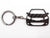 BlackStuff Carbon Fiber Keychain Keyring Ring Holder Compatible with Qashqai J10 2006-2013 BS-808