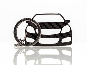 BlackStuff Carbon Fiber Keychain Keyring Ring Holder Compatible with Vectra C Facelift 2005-2008 BS-800