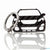 BlackStuff Carbon Fiber Keychain Keyring Ring Holder Compatible with 3008 MK2 2016 BS-803