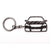 BlackStuff Carbon Fiber Keychain Keyring Ring Holder Compatible with 308 T9 Facelift 2018 BS-807