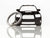 BlackStuff Carbon Fiber Keychain Keyring Ring Holder Compatible with Forester SG 2005-2007 BS-818