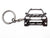 BlackStuff Carbon Fiber Keychain Keyring Ring Holder Compatible with Forester SH 2008-2012 BS-819