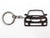 BlackStuff Carbon Fiber Keychain Keyring Ring Holder Compatible with Impreza GV GE Facelift Sedane 2011-2014 BS-814