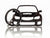 BlackStuff Carbon Fiber Keychain Keyring Ring Holder Compatible with Impreza GV GE Facelift Sedane 2011-2014 BS-814