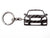 BlackStuff Carbon Fiber Keychain Keyring Ring Holder Compatible with Legacy BM BR 2009-2014 BS-821