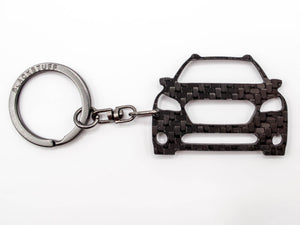 BlackStuff Carbon Fiber Keychain Keyring Ring Holder Compatible with Outback 2014-2019 BS-823