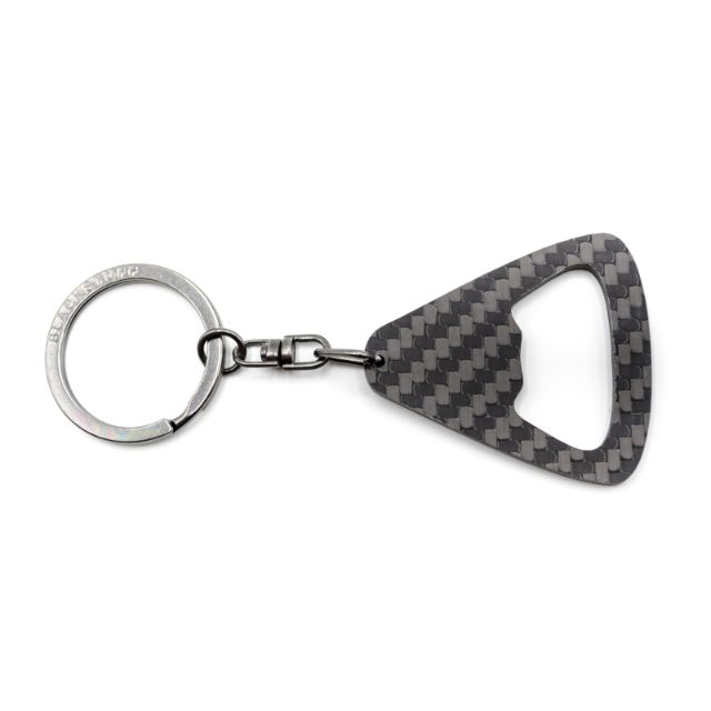 BlackStuff Carbon Fiber Keychain Keyring Ring Holder Funny Bottle Opener BS-209