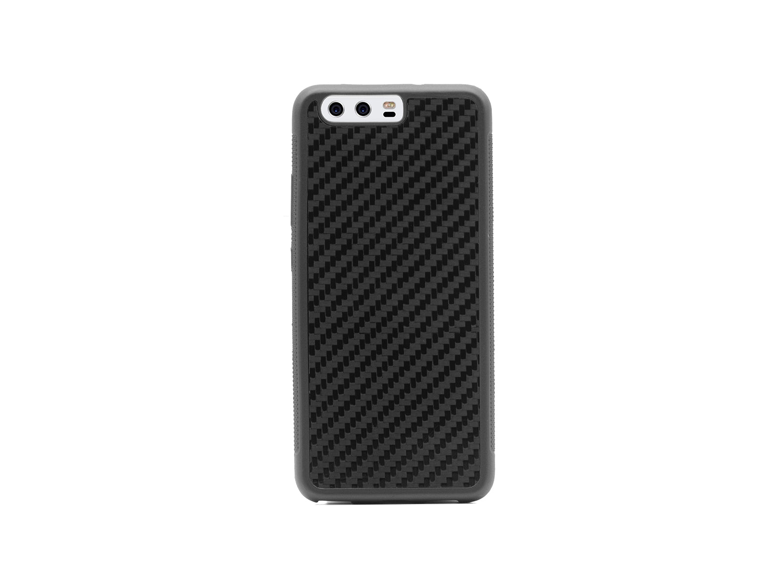 BlackStuff Genuine Carbon Fiber and Silicone Lightweight Phone Case Compatible with Huawei P10 BS-2017