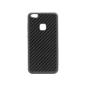 BlackStuff Genuine Carbon Fiber and Silicone Lightweight Phone Case Compatible with Huawei P10 Lite BS-2018