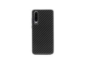 Custodia per telefono leggera in vera fibra di carbonio e silicone BlackStuff compatibile con Huawei P30 BS-2013