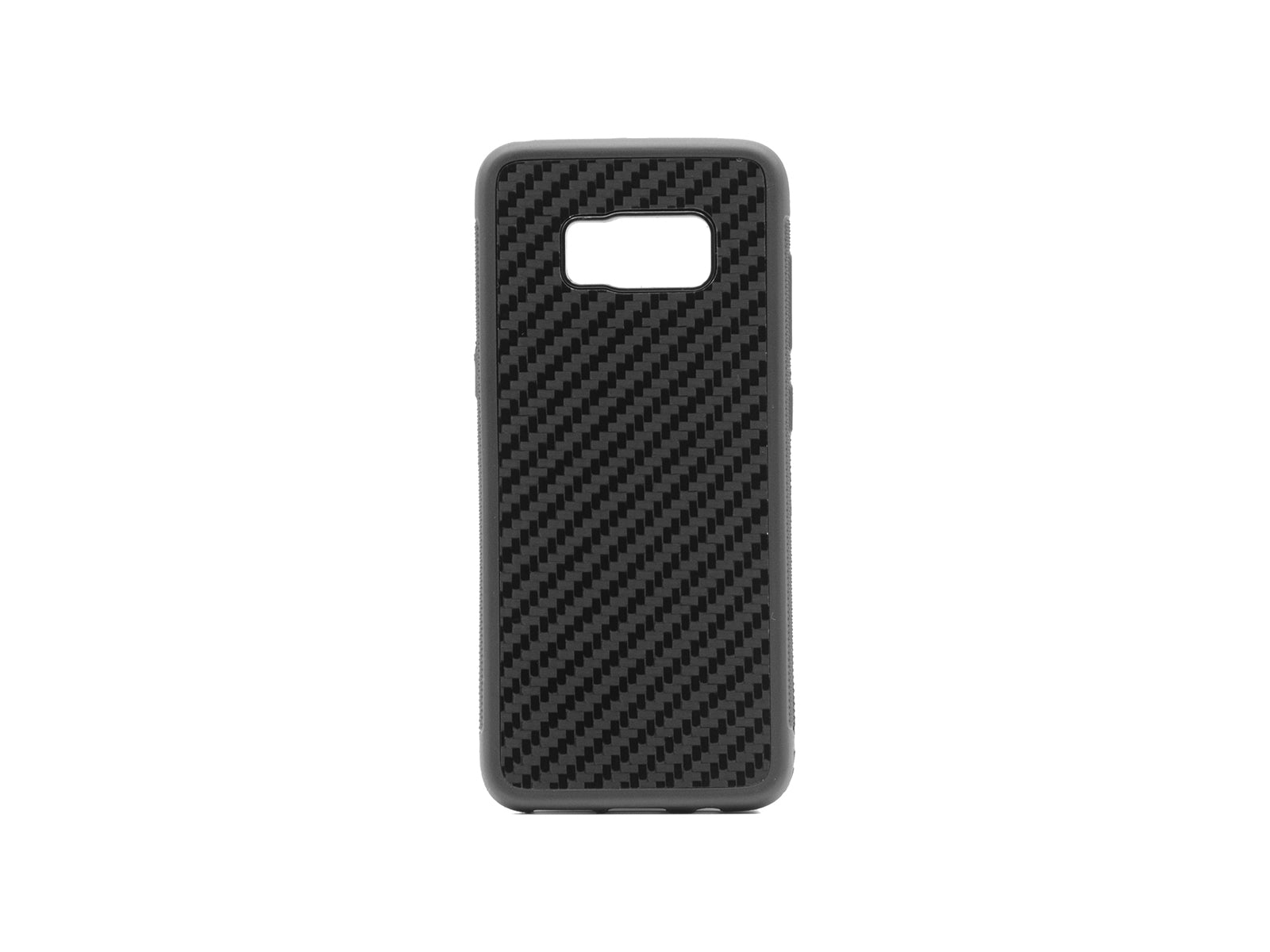 BlackStuff Custodia per telefono leggera in vera fibra di carbonio e silicone compatibile con Samsung Galaxy S8 BS-2009