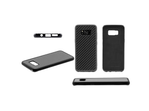 BlackStuff Genuine Carbon Fiber and Silicone Lightweight Phone Case Compatible with Samsung Galaxy S8 BS-2009