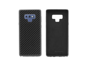 BlackStuff Genuine Carbon Fiber and Silicone Lightweight Phone Case Compatible with Samsung Galaxy Note 9 BS-2012