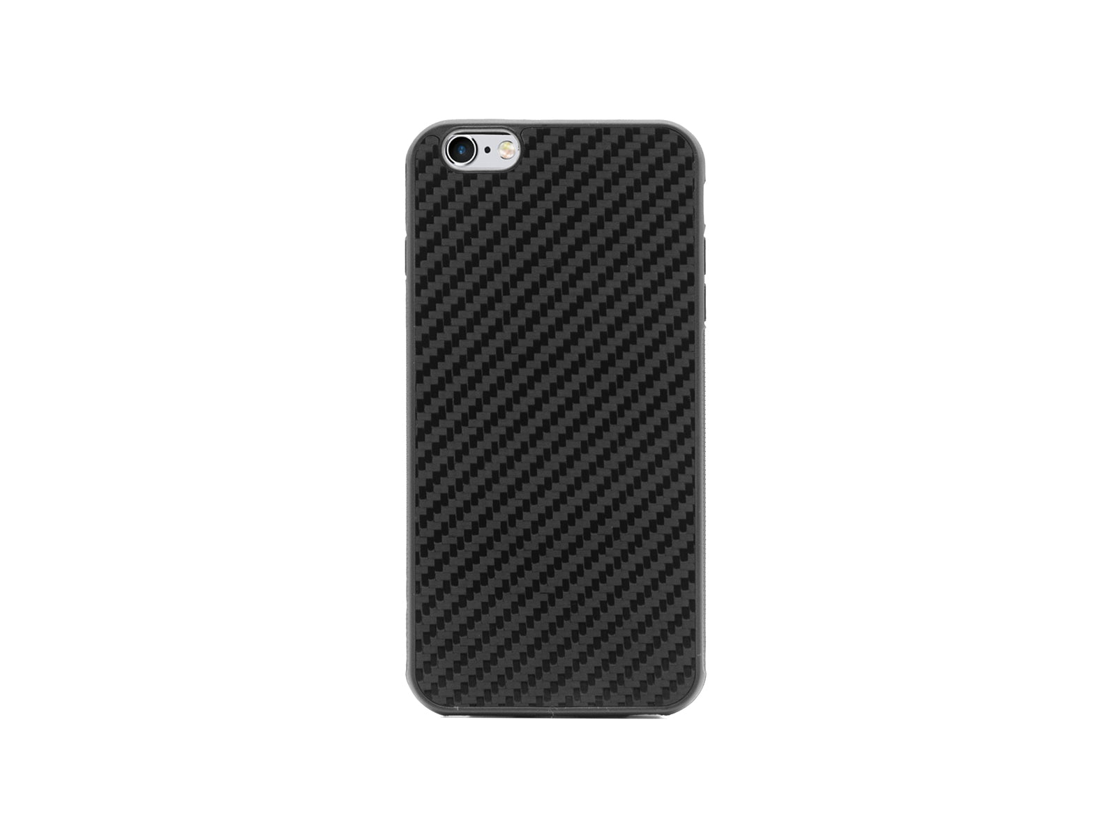 Custodia per telefono leggera in vera fibra di carbonio e silicone BlackStuff compatibile con Iphone 6/6s Plus BS-2006