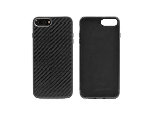 BlackStuff Genuine Carbon Fiber and Silicone Lightweight Phone Case Compatible with Iphone 7/8 Plus BS-2005