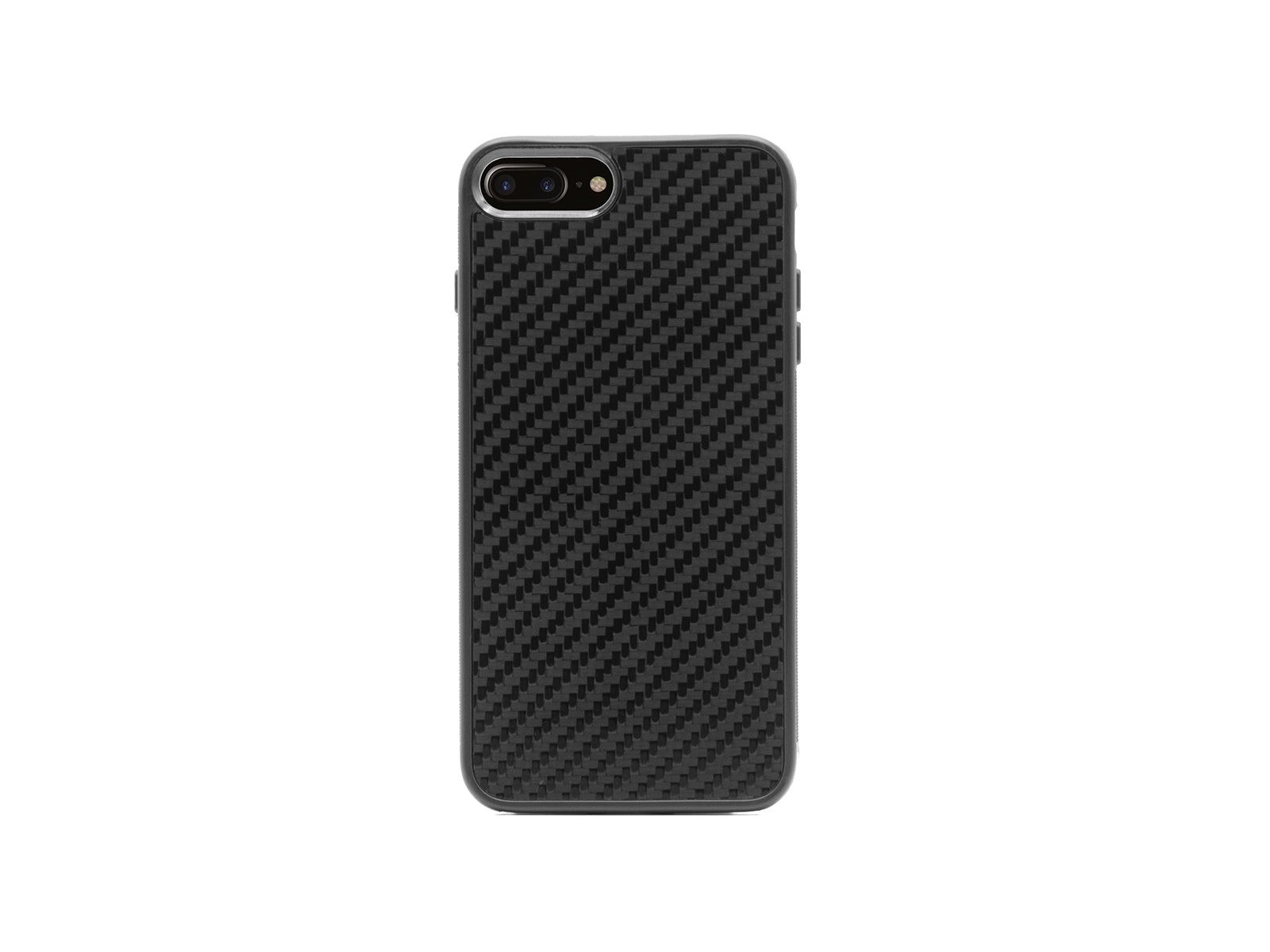 BlackStuff Genuine Carbon Fiber and Silicone Lightweight Phone Case Compatible with Iphone 7/8 Plus BS-2005