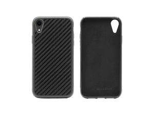 BlackStuff Genuine Carbon Fiber and Silicone Lightweight Phone Case Compatible with Iphone XR BS-2003