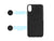 BlackStuff Genuine Carbon Fiber and Silicone Lightweight Phone Case Compatible with Iphone X/XS BS-2000