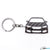 BlackStuff Carbon Fiber Keychain Keyring Ring Holder Compatible with Civic Type R MK9 FK2 2011-2015 BS-613