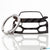 BlackStuff Carbon Fiber Keychain Keyring Ring Holder Compatible with Civic Type R MK10 2016 BS-615