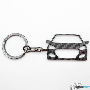 BlackStuff Carbon Fiber Keychain Keyring Ring Holder Compatible with i40 2011-2019 BS-618