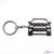 BlackStuff Carbon Fiber Keychain Keyring Ring Holder Compatible with Grand Cherokee 2014-2019 BS-620