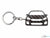 BlackStuff Carbon Fiber Keychain Keyring Ring Holder Compatible with Ceed 2012-2018 BS-622