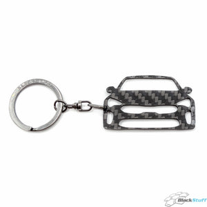 BlackStuff Carbon Fiber Keychain Keyring Ring Holder Compatible with Stinger BS-626