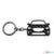 BlackStuff Carbon Fiber Keychain Keyring Ring Holder Compatible with CX3 BS-641