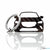 BlackStuff Carbon Fiber Keychain Keyring Ring Holder Compatible with CX3 BS-641