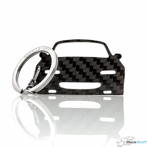 BlackStuff Carbon Fiber Keychain Keyring Ring Holder Compatible with MX5 NA MK1 1989-1997 BS-643