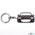 BlackStuff Carbon Fiber Keychain Keyring Ring Holder Compatible with MX5 ND MK4 BS-645