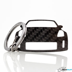 BlackStuff Carbon Fiber Keychain Keyring Ring Holder Compatible with 350Z Z33 2002-2008 BS-646