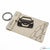 BlackStuff Carbon Fiber Keychain Keyring Ring Holder Compatible with Micra K14 2017 BS-649