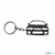 BlackStuff Carbon Fiber Keychain Keyring Ring Holder Compatible with Skyline R33 GT-R BS-654