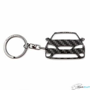 BlackStuff Carbon Fiber Keychain Keyring Ring Holder Compatible with Ibiza MK4 6J FR Cupra 2008-2017 BS-671