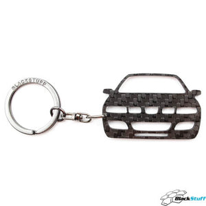 BlackStuff Carbon Fiber Keychain Keyring Ring Holder Compatible with Leon MK1 1M Cupra 1998-2005 BS-672