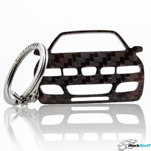 BlackStuff Carbon Fiber Keychain Keyring Ring Holder Compatible with Leon MK1 1M Cupra 1998-2005 BS-672