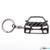 BlackStuff Carbon Fiber Keychain Keyring Ring Holder Compatible with Leon MK3 5F Cupra 2012-2019 BS-674