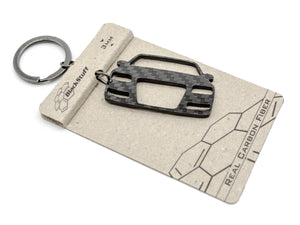 BlackStuff Carbon Fiber Keychain Keyring Ring Holder Compatible with A8 4E 2002-2009 BS-685