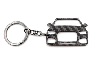 BlackStuff Carbon Fiber Keychain Keyring Ring Holder Compatible with Q3 8U 2011-2018 BS-687