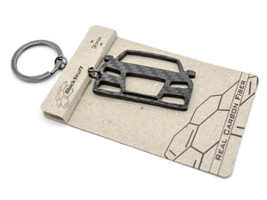 BlackStuff Carbon Fiber Keychain Keyring Ring Holder Compatible with A5 S5 RS5 8T 2007-2011 BS-692