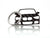 BlackStuff Carbon Fiber Keychain Keyring Ring Holder Compatible with M1 F20 F21 2011-2017 BS-695