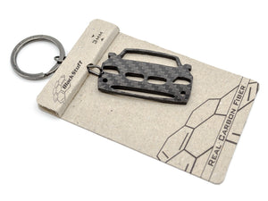 BlackStuff Kohlefaser-Schlüsselanhänger, Schlüsselanhänger, kompatibel mit Z4 E85 E86 BS-699