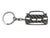 BlackStuff Carbon Fiber Keychain Keyring Ring Holder Compatible with Z4 E85 E86 BS-699