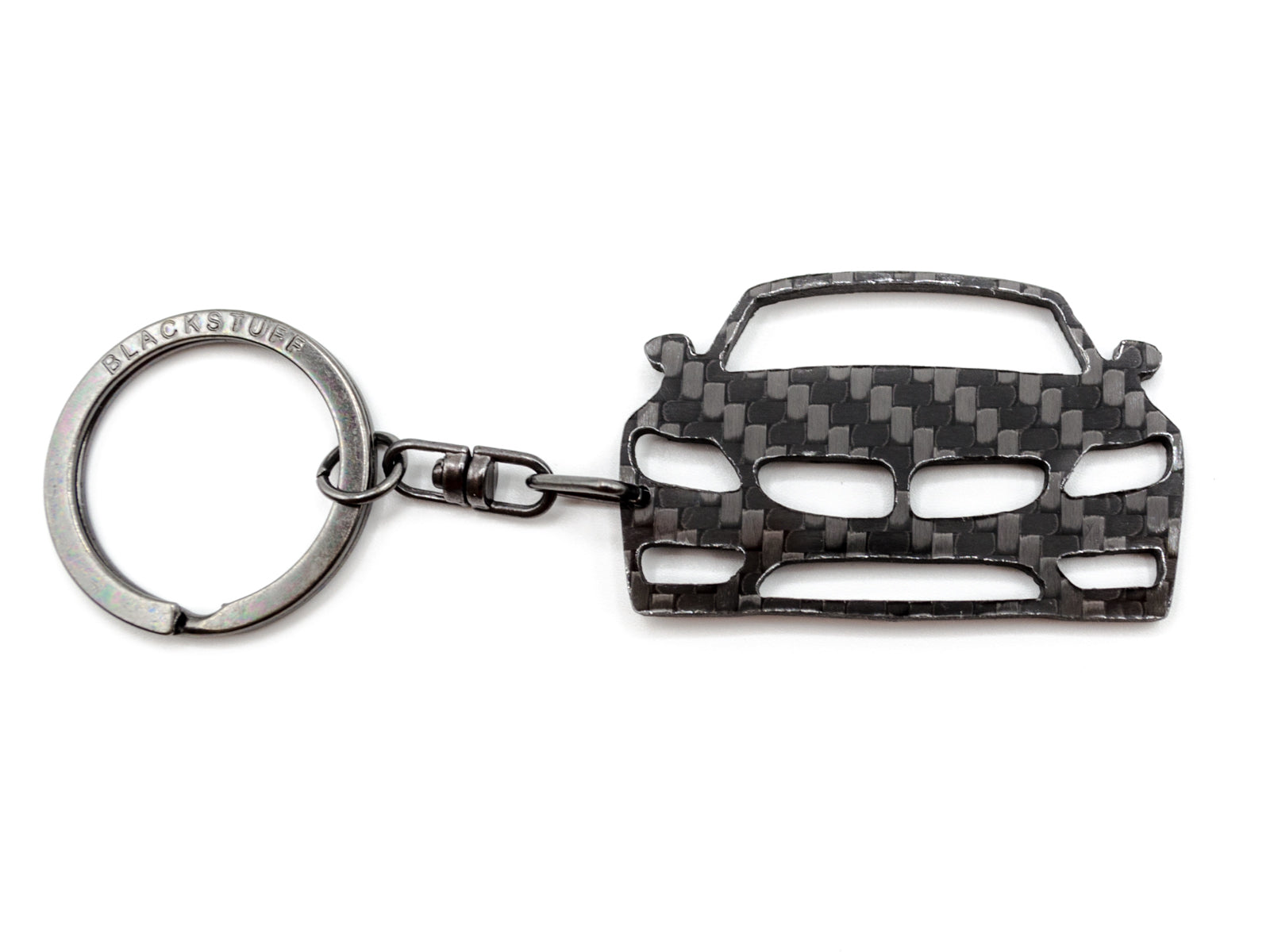 BlackStuff Carbon Fiber Keychain Keyring Ring Holder Compatible with Z4 E89 BS-700