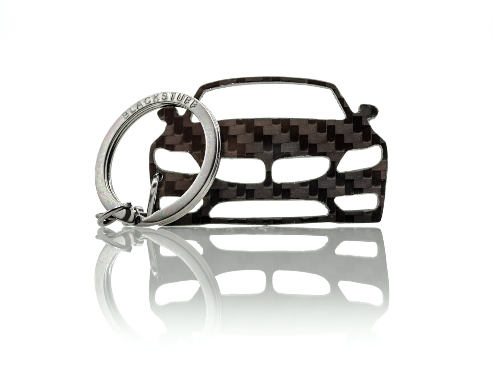 BlackStuff Carbon Fiber Keychain Keyring Ring Holder Compatible with Z4 E89 BS-700