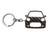 BlackStuff Carbon Fiber Keychain Keyring Ring Holder Compatible with C1 2005-2014 BS-708