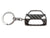 BlackStuff Carbon Fiber Keychain Keyring Ring Holder Compatible with C3 2010 Vts BS-710