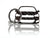 BlackStuff Carbon Fiber Keychain Keyring Ring Holder Compatible with C4 2010-2019 Vts BS-713